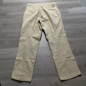 Patagonia Organic Cotton Mens Tan Khaki Chino Straight Leg Pants Size 35x32